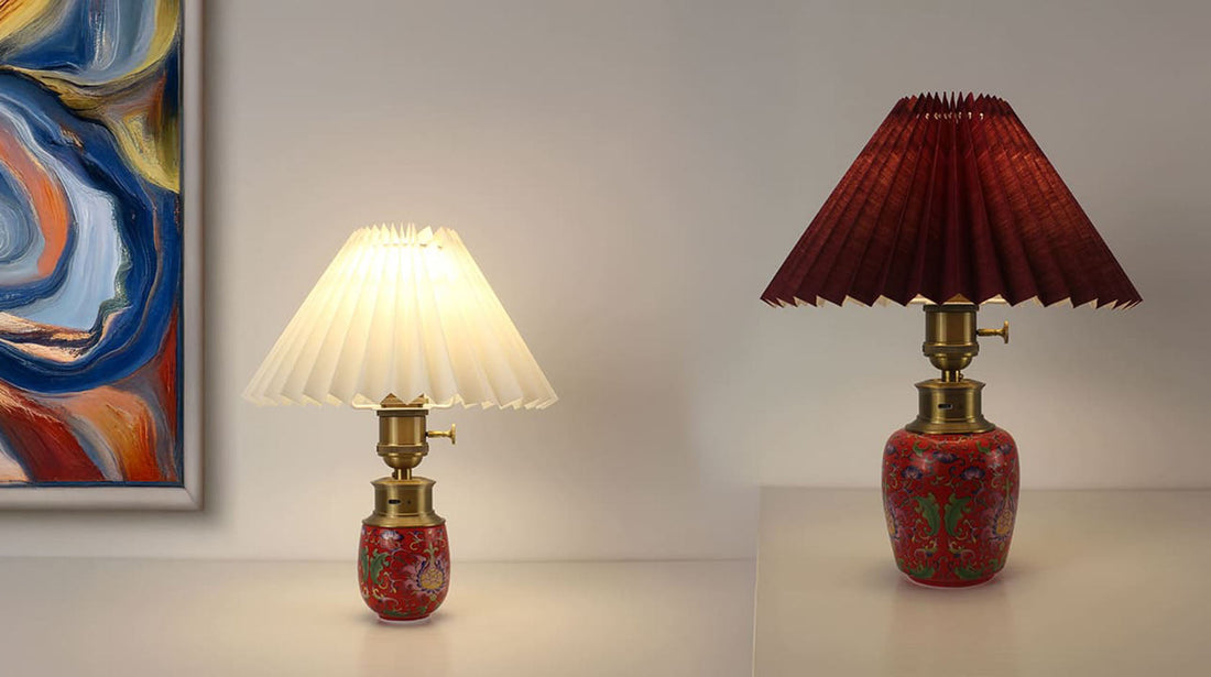 Ceramics Battery Charged Table Lamps