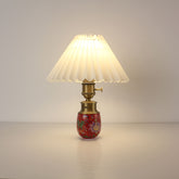 Ceramics rechargeable dining table lamp