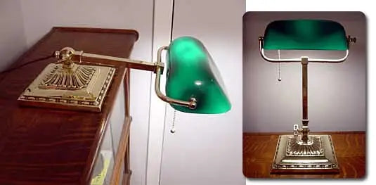 The History of the Green Banker's Lamp and the Origin of the Emeralite Desk Lamp