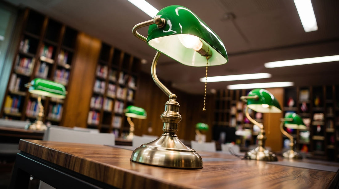 Why Green Glass Banker's Lamps Never Go Out of Style