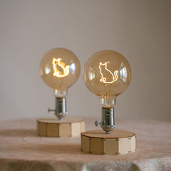 3d cat lamp