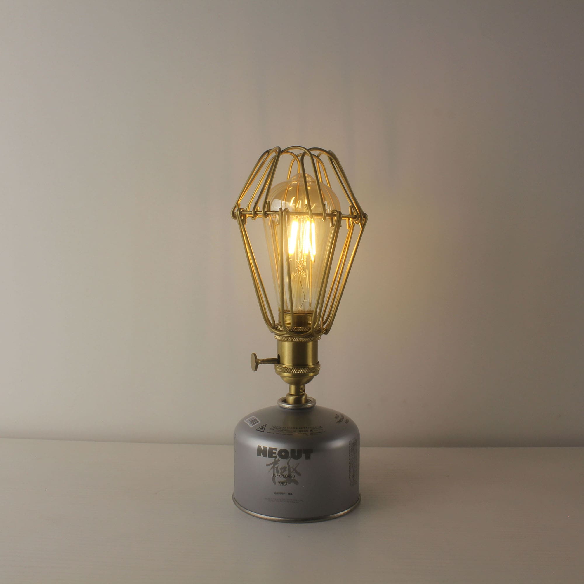 Handcrafted Alpine Canister Camp Lamp - Portable Outdoor Canister Lamp