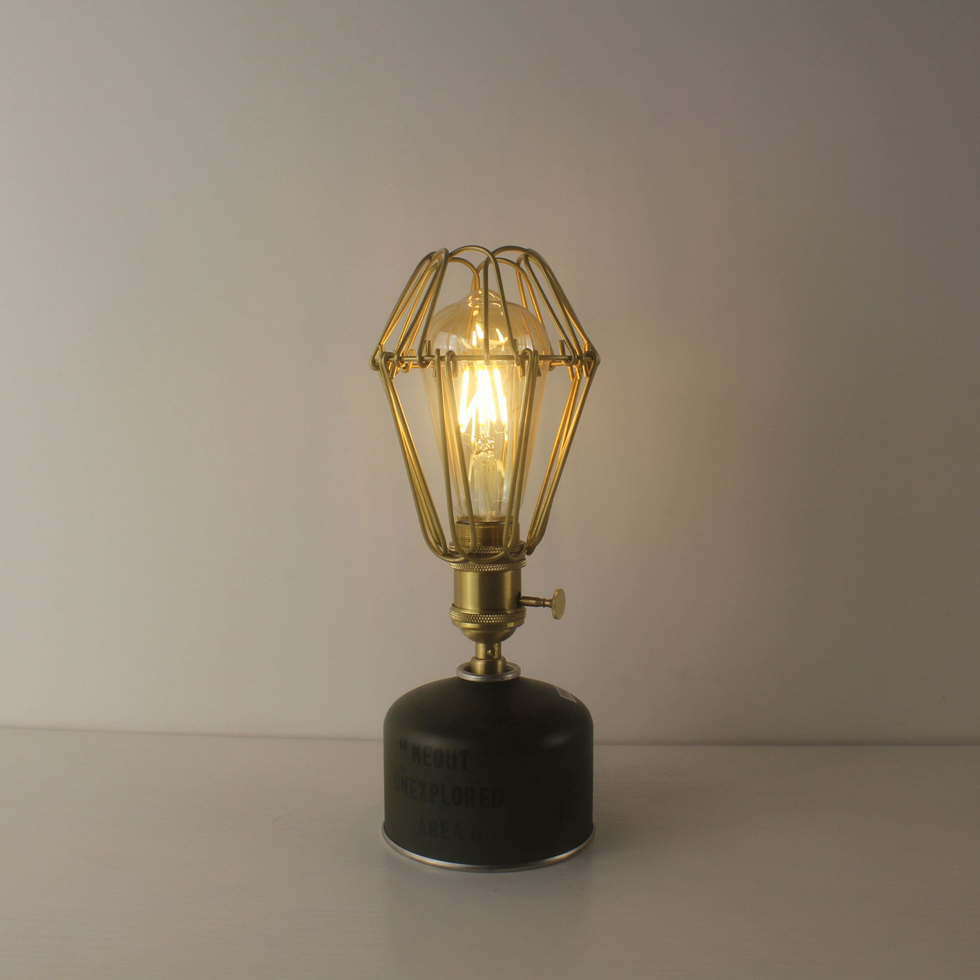 Handcrafted Alpine Canister Camp Lamp - Portable Outdoor Canister Lamp