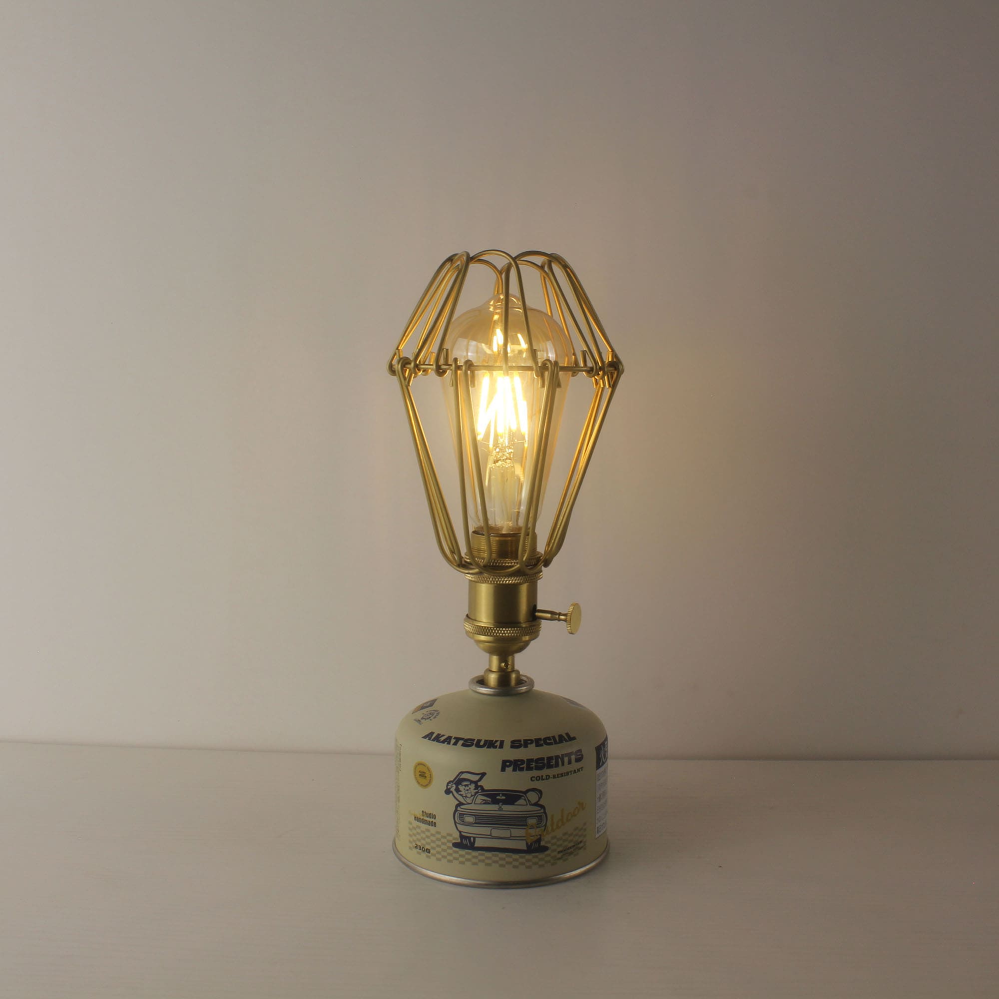 Handcrafted Alpine Canister Camp Lamp - Portable Outdoor Canister Lamp