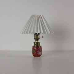 Ceramics white cordless lamp