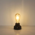 Edison battery run Tischlampe