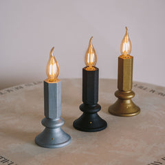Sandstone rechargeable battery candles table lamp
