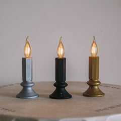 Sandstone rechargeable candles table lamp