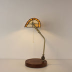 battery charged tiffany bankers lamp SideAngle