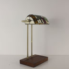 battery tiffany bankers lamp