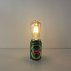 beer can lamp