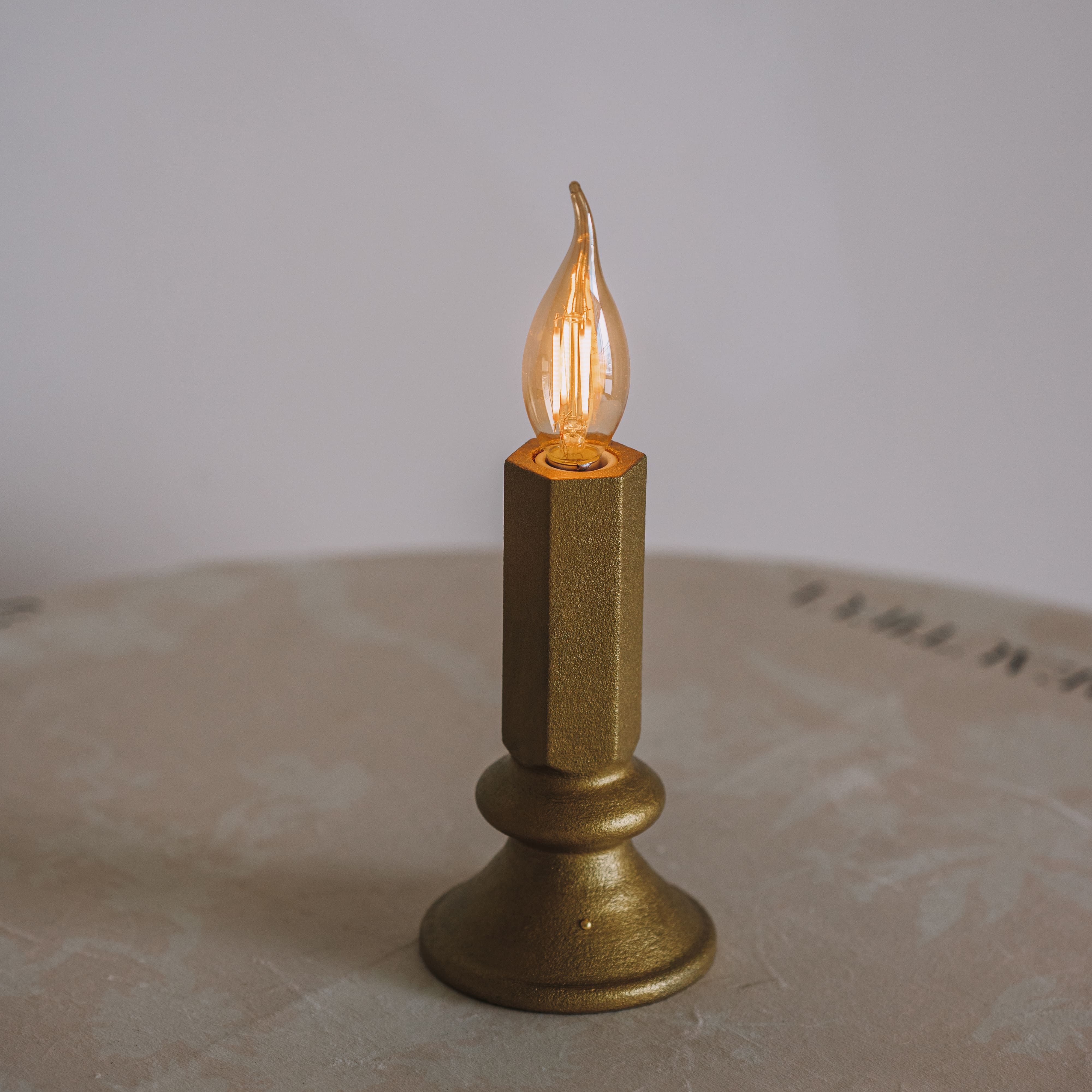 bright Sandstone led candle table lamp