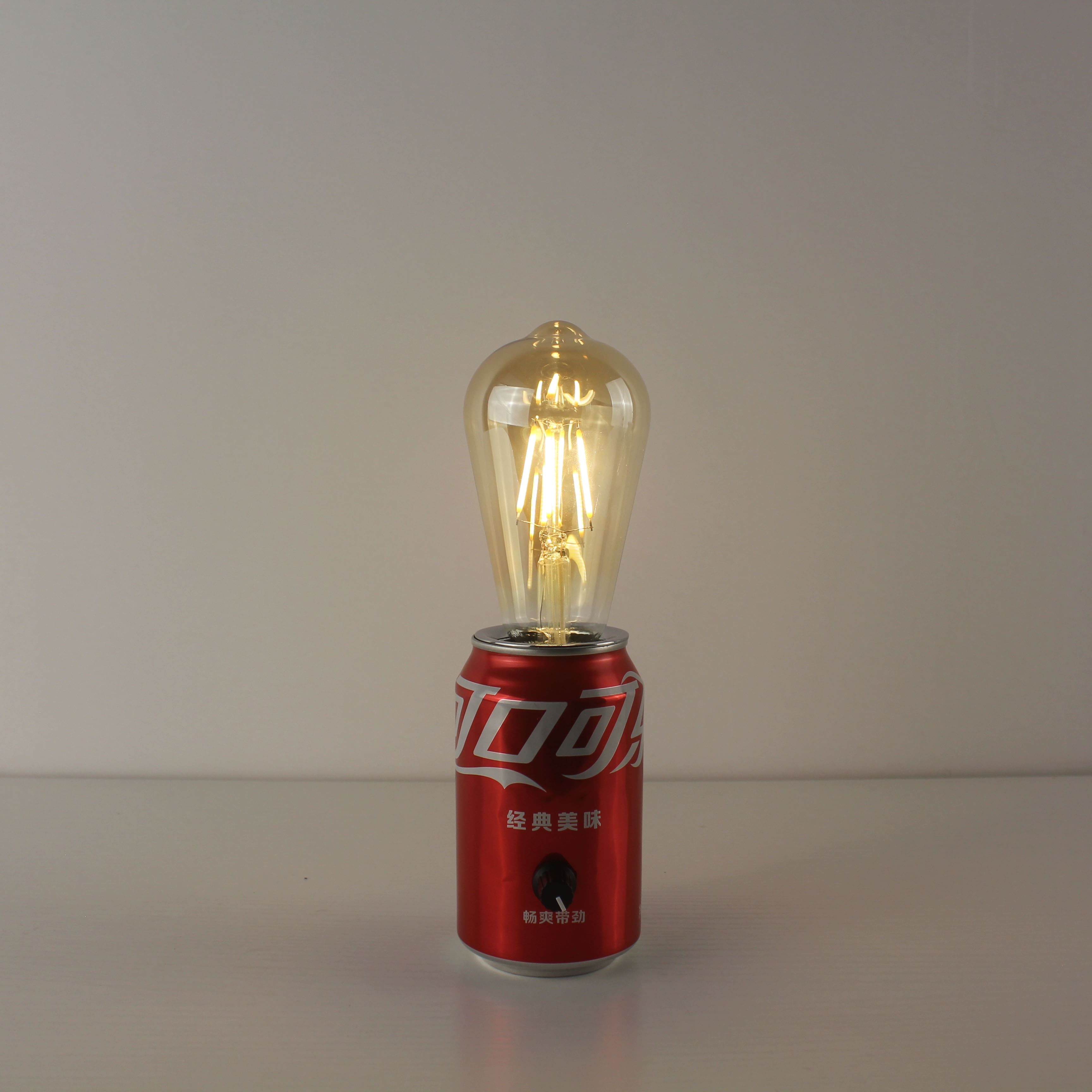coca cola table lamp