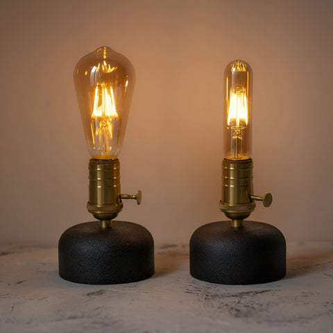 concrete rechargeable battery powered industrial retro table lamp st64 t125
