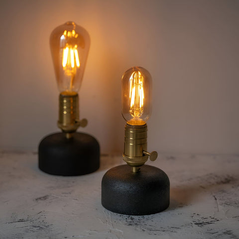 concrete rechargeable battery powered industrial retro table lamp st64 t45