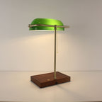 cordless bankers lamp green