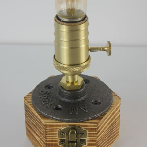Hand Made Battery Powered Edison Industrial Vintage Table Lamp