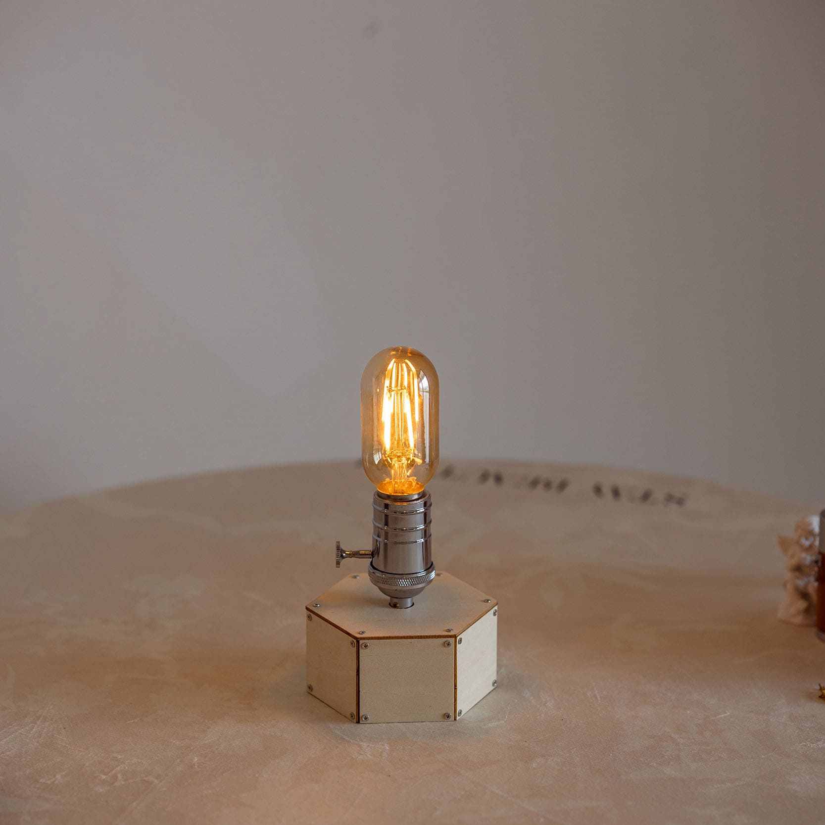 cordless edison light bulb table lamp