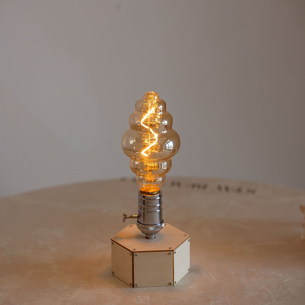 cordless industrial edison table lamp
