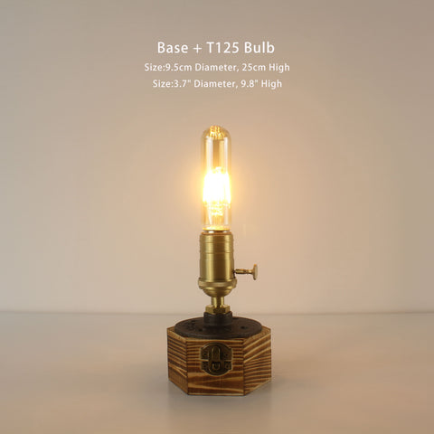 farmhouse battery operated lamp t125 bulb