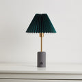 green lampshade cordless buffet lamps