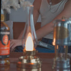brass flameless kerosene oil lantern