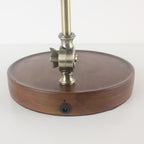 rechargeable cordless tiffany bankers lamp Detail