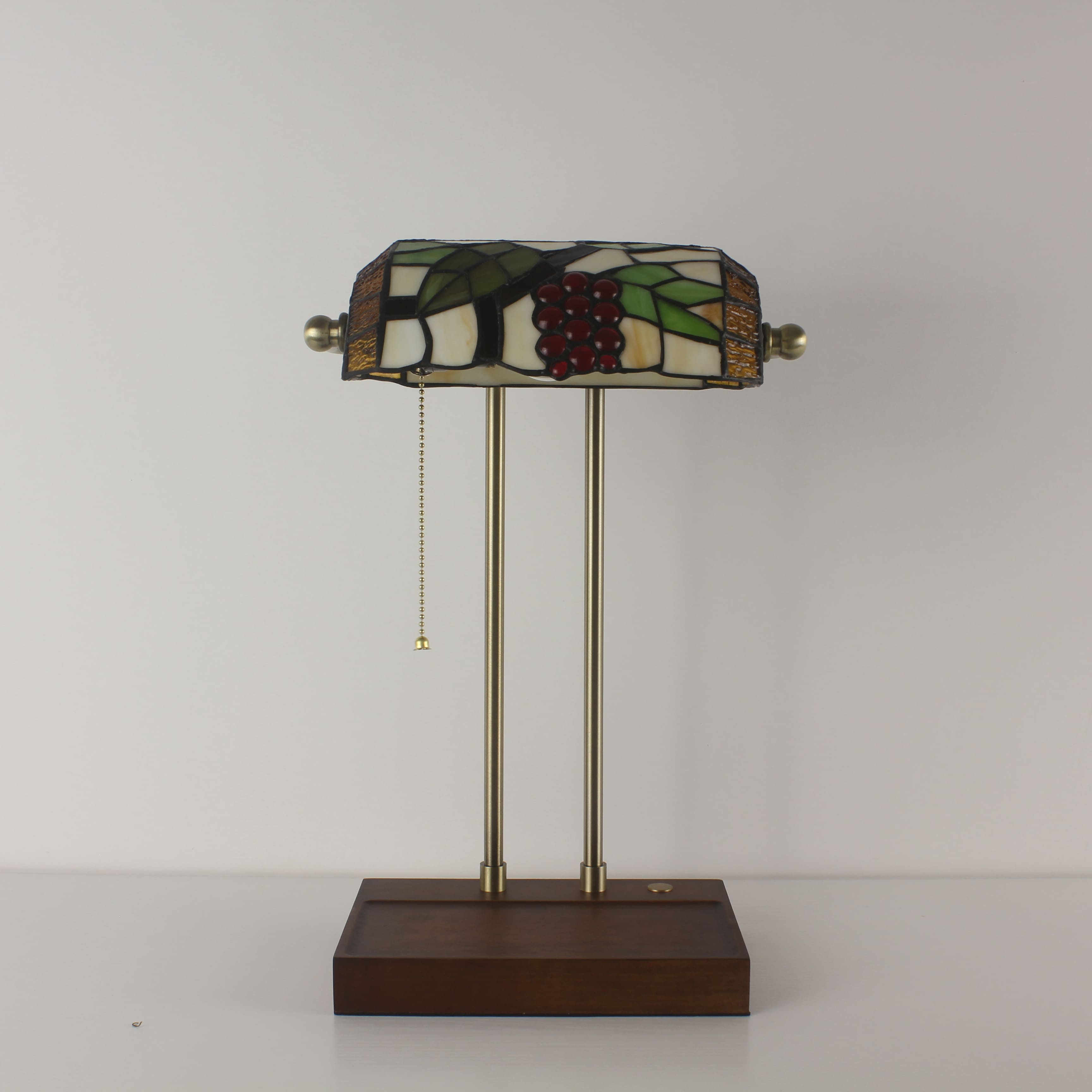 rechargeable tiffany bankers lamp