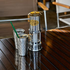 Rechargeable cordless lantern used as restaurant table lighting-2