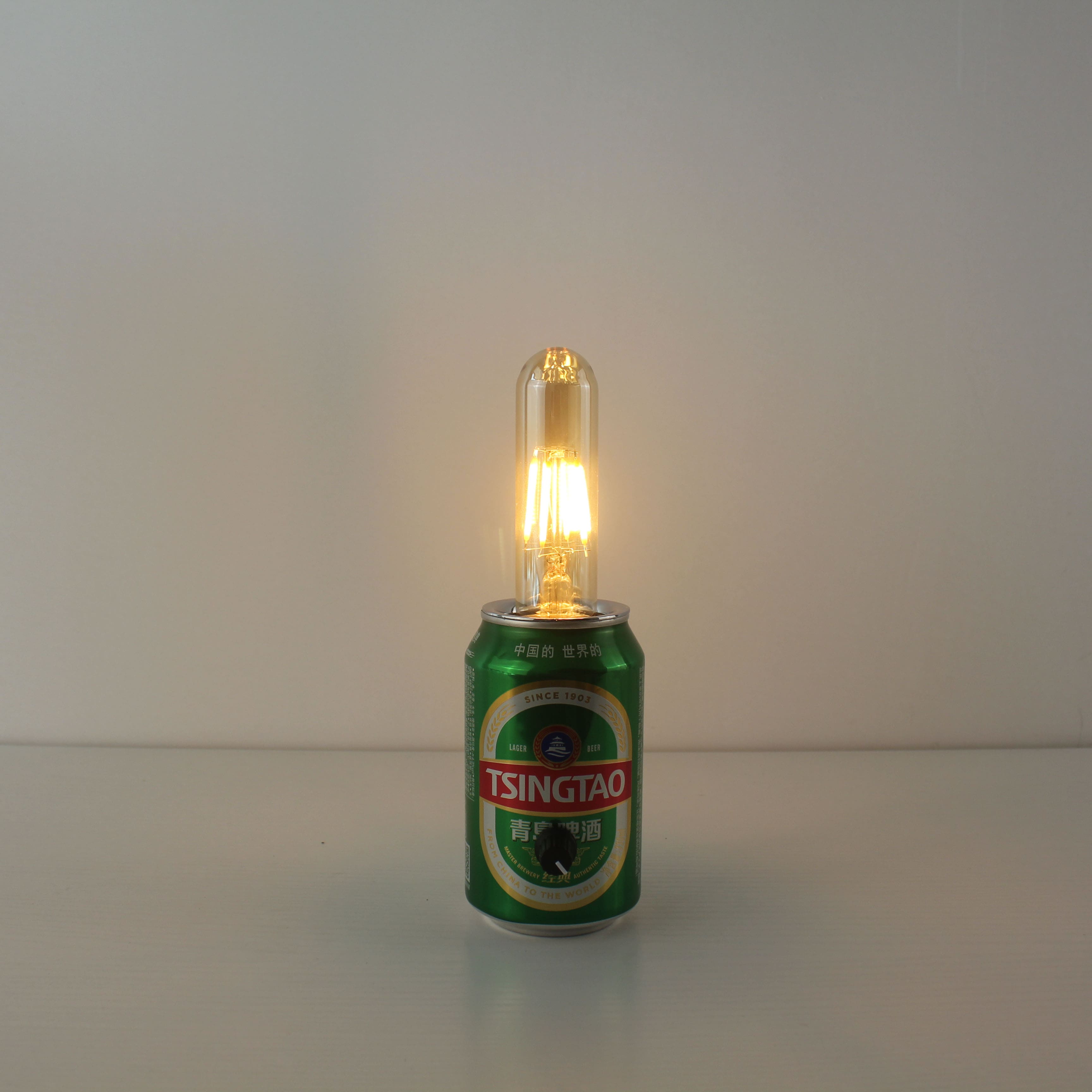 vintage beer lamp