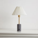 white lampshade cordless buffet lamps