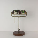 wireless tiffany bankers lamp FrontView