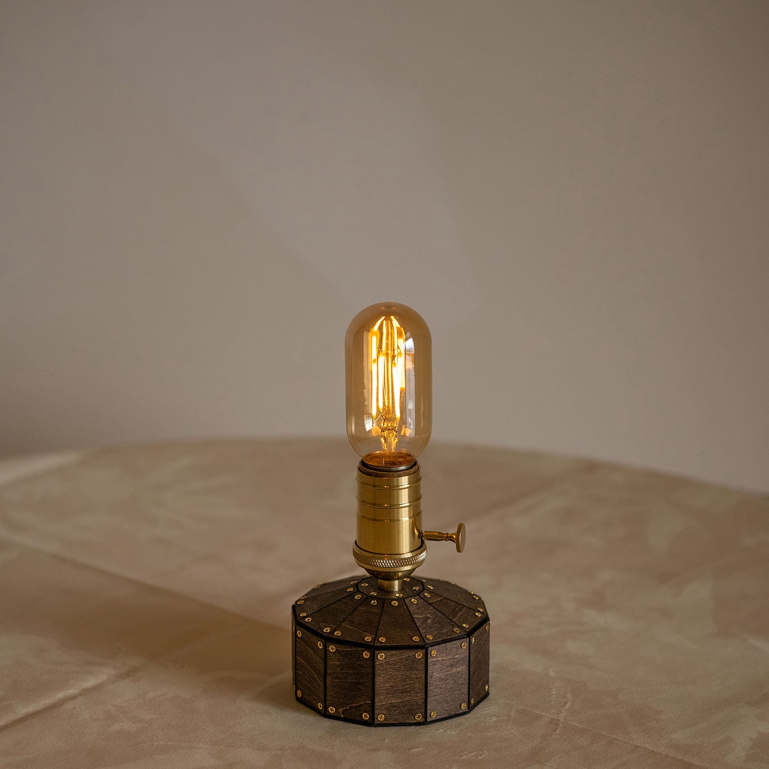 wooden battery powered lamps for home