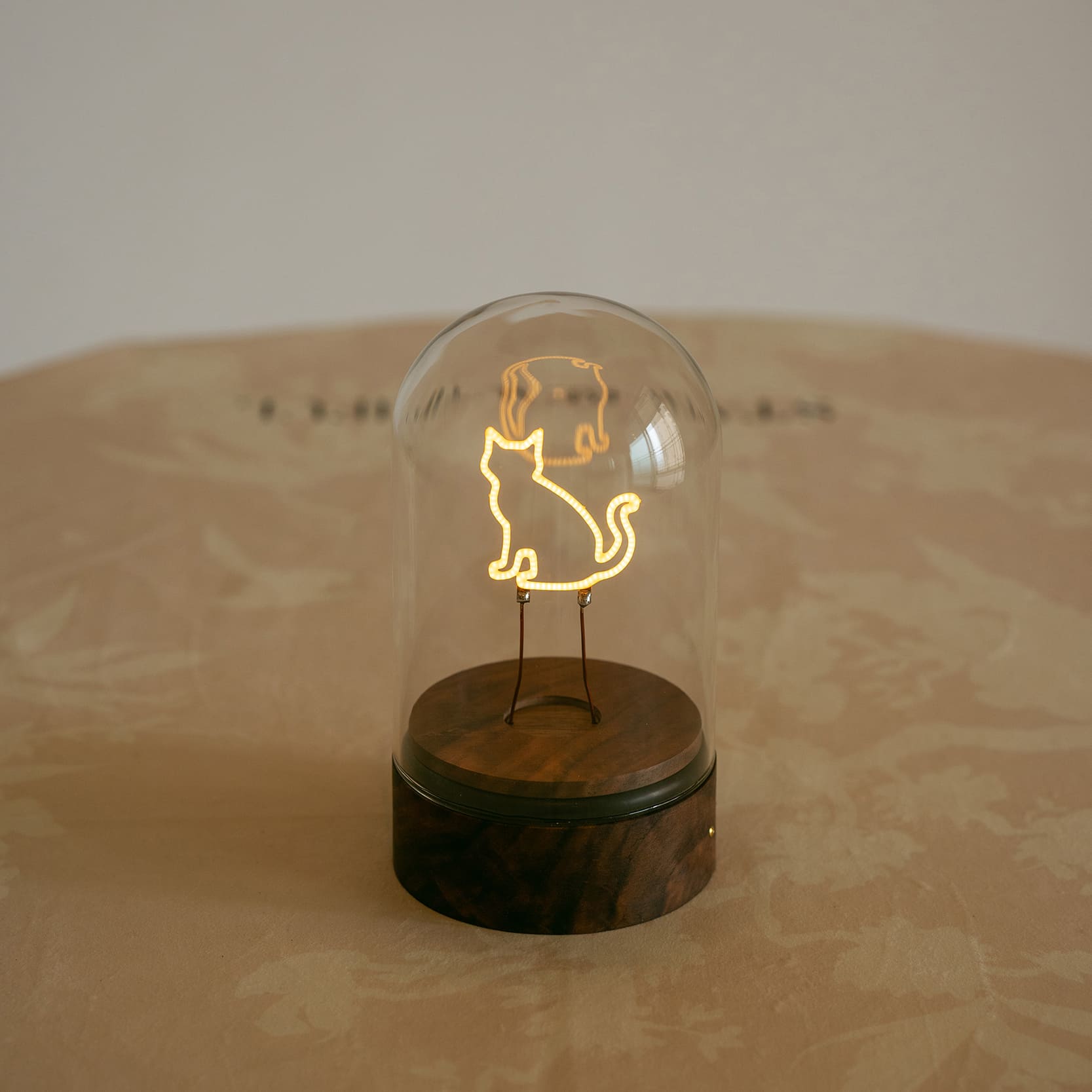 Wooden Light Up Cat